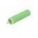 Socket | 4mm banana | 20A | 1kV | 1kVAC | 29.5mm | green | nickel plated image 2
