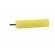Socket | 4mm banana | 20A | 1kVAC | yellow | nickel plated | -25÷80°C paveikslėlis 3