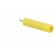 Socket | 4mm banana | 20A | 1kVAC | yellow | nickel plated | -25÷80°C image 4