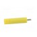 Socket | 4mm banana | 20A | 1kV | 1kVAC | 29.5mm | yellow | nickel plated image 7