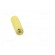 Socket | 4mm banana | 20A | 1kV | 1kVAC | 29.5mm | yellow | nickel plated image 9