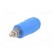 Socket | 4mm banana | 20A | blue | screw | insulated image 6
