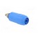 Socket | 4mm banana | 20A | blue | screw | insulated image 8