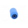 Socket | 4mm banana | 20A | blue | screw | insulated image 9