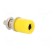 Socket | 4mm banana | 20A | Cutout: Ø7.5mm | yellow | nickel plated paveikslėlis 8