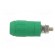 Socket | 4mm banana | 20A | green | screw | insulated image 3