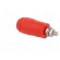 Socket | 4mm banana | 20A | red | screw | insulated image 4