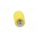 Socket | 4mm banana | 20A | yellow | screw | insulated image 5