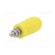 Socket | 4mm banana | 20A | yellow | screw | insulated image 6