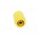 Socket | 4mm banana | 20A | yellow | screw | insulated image 9