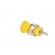 Socket | 4mm banana | 24A | 1000VDC | 24.5mm | yellow | nickel plated image 4