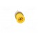 Socket | 4mm banana | 24A | 1000VDC | 24.5mm | yellow | nickel plated image 9