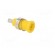 Socket | 4mm banana | 24A | 1000VDC | 24.5mm | yellow | nickel plated image 8