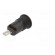 Socket | 4mm banana | 24A | 1kV | black | nickel plated | on panel,screw image 6