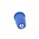 Socket | 4mm banana | 24A | 1kV | blue | push-in,on panel | 28.1mm | 5mΩ paveikslėlis 5
