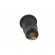 Socket | 4mm banana | 24A | 1kV | Cutout: Ø12.2mm | black | gold-plated фото 5