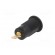 Socket | 4mm banana | 24A | 1kV | Cutout: Ø12.2mm | black | gold-plated paveikslėlis 6