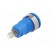 Socket | 4mm banana | 24A | 1kV | Cutout: Ø12.2mm | blue | nickel plated image 6