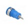 Socket | 4mm banana | 24A | 1kV | Cutout: Ø12.2mm | blue | nickel plated image 4