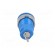 Socket | 4mm banana | 24A | 1kV | Cutout: Ø12.2mm | blue | nickel plated image 5