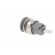 Socket | 4mm banana | 24A | 1kV | Cutout: Ø12.2mm | grey | nickel plated image 4