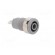 Socket | 4mm banana | 24A | 1kV | Cutout: Ø12.2mm | grey | nickel plated image 8