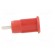 Socket | 4mm banana | 24A | 1kV | Cutout: Ø12.2mm | red | nickel plated image 8