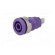 Socket | 4mm banana | 24A | 1kV | Cutout: Ø12.2mm | violet | screw фото 2