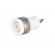 Socket | 4mm banana | 24A | 1kV | Cutout: Ø12.2mm | white | gold-plated image 2