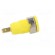 Socket | 4mm banana | 24A | 1kV | Cutout: Ø12.2mm | yellow-green | screw image 7