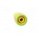 Socket | 4mm banana | 24A | 1kV | Cutout: Ø12.2mm | yellow-green | screw image 9