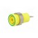 Socket | 4mm banana | 24A | 1kV | Cutout: Ø12.2mm | yellow-green image 2