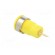 Socket | 4mm banana | 24A | 1kV | Cutout: Ø12.2mm | yellow-green | screw image 4