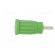 Socket | 4mm banana | 24A | 1.5kVDC | green | nickel plated | on panel image 3