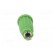 Socket | 4mm banana | 24A | 1.5kVDC | green | nickel plated | on panel image 5