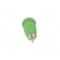 Socket | 4mm banana | 24A | 1kVDC | green | nickel plated | on panel фото 5