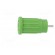 Socket | 4mm banana | 24A | 1kV | green | push-in,on panel | 28.1mm | 5mΩ image 3
