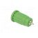 Socket | 4mm banana | 24A | 1kV | green | on panel,push-in | 28.1mm | 5mΩ image 4