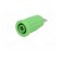 Socket | 4mm banana | 24A | 1kV | green | push-in | 33mm | -25÷80°C | 5mΩ paveikslėlis 2