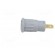 Socket | 4mm banana | 24A | 1kV | grey | gold-plated | on panel | 12.2mm image 3