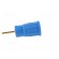 Socket | 4mm banana | 24A | 1kV | blue | gold-plated | on panel | 12.2mm image 7