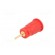 Socket | 4mm banana | 24A | 1kV | red | gold-plated | on panel | insulated фото 6