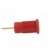 Socket | 4mm banana | 24A | 1kV | red | gold-plated | on panel фото 7