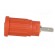 Socket | 4mm banana | 24A | 1kV | red | nickel plated | on panel,push-in image 3