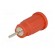 Socket | 4mm banana | 24A | 1kV | red | nickel plated | on panel,push-in image 6