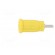 Socket | 4mm banana | 24A | 1.5kVDC | yellow | nickel plated | on panel фото 3
