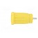 Socket | 4mm banana | 24A | 1kV | yellow | push-in,on panel | 28.1mm image 3