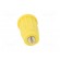 Socket | 4mm banana | 24A | 1kV | yellow | push-in,on panel | 28.1mm image 5