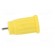 Socket | 4mm banana | 24A | 1kV | yellow | push-in,on panel | 28.1mm image 7
