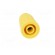 Socket | 4mm banana | 24A | 1kV | yellow | push-in,on panel | 28.1mm image 9